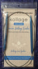 Kollage SQUARE Fixed Circular Needles - Firm Cord (Blue)