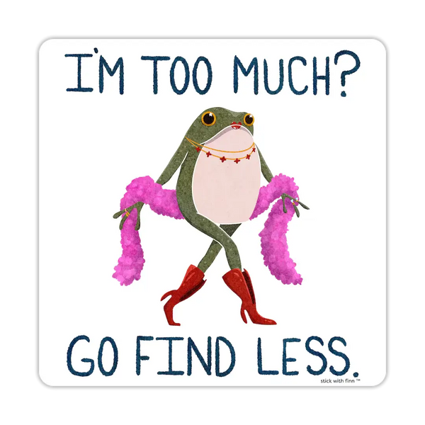 Go Find Less Sticker