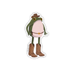 Cowboy Frogson Frog Sticker
