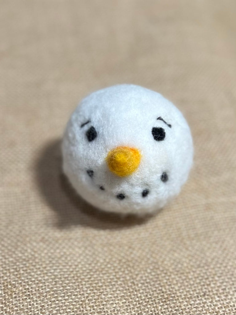 Needle Felted Snowman and Ornament - December 9 - 1:00 PM-3:00 PM