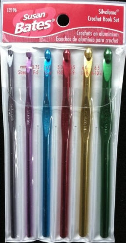 Silvalume Crochet Hook Set (F-K)