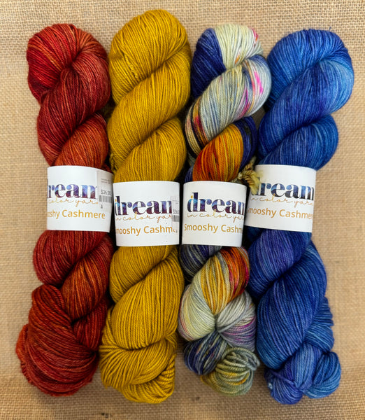 Sharon’s Road Trip 2024 MKAL Kit - Smooshy with Cashmere - Kyoto Sunset