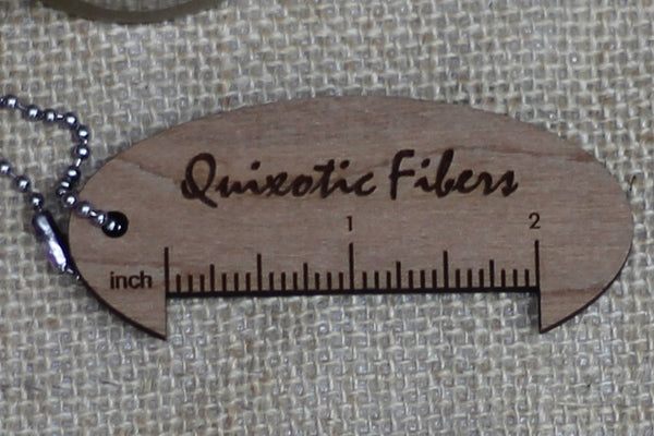 Quixotic 2" Ruler Keychain