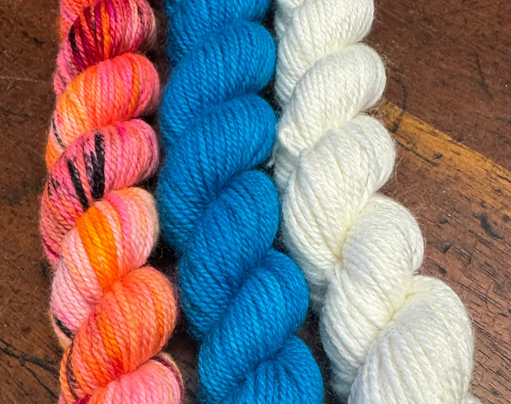 Gnorri Gnome KAL Yarn Pack - Smooshy with Cashmere - Desert City Sunset