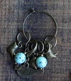 Animal Family Stitch Markers - Birds