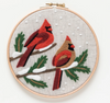 Winter Cardinals Needle Felting Kit