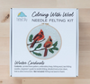 Winter Cardinals Needle Felting Kit