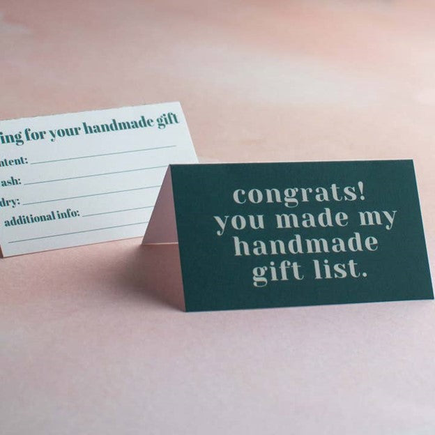 Binkwaffle Care Instruction Cards