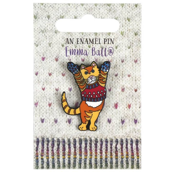 Ginger Kitten Enamel Pin