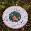 Embroidery Stitch Sampler - Forest Floor
