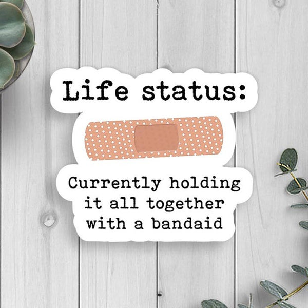 Life Status Sticker