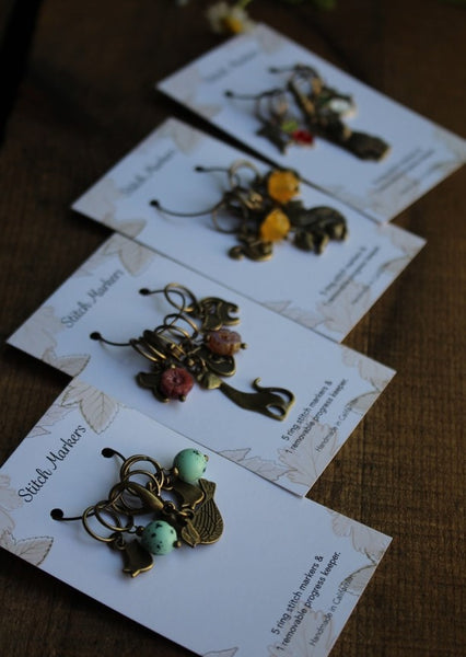 Animal Family Stitch Markers - Bunnies – Quixotic Fibers