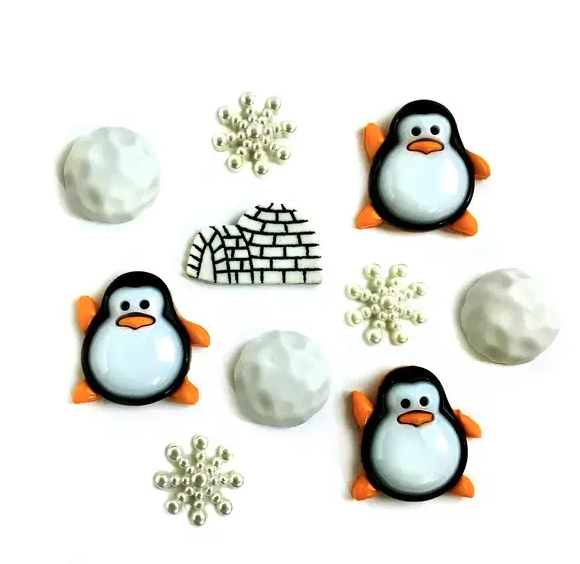Penguin Pals - Buttons