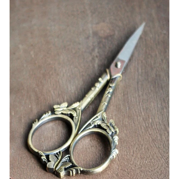 Butterfly Scissors - Antique Gold