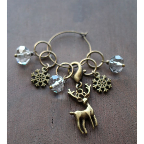 Winter Forest Stitch Markers - Deer