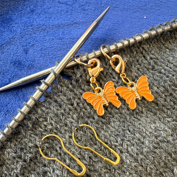 Monarchana Stitch Markers – Quixotic Fibers
