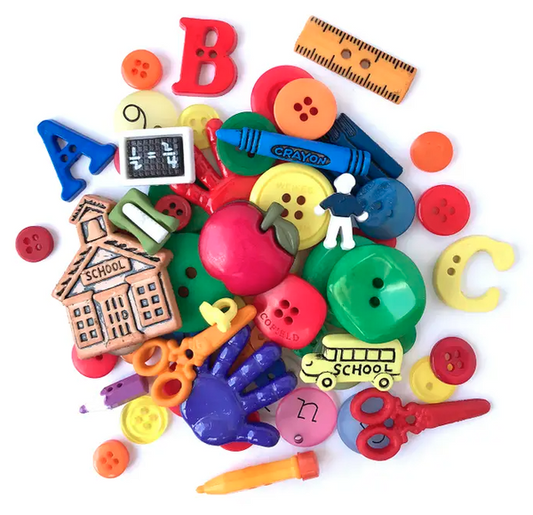 School Button Value Pack - Buttons