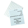Binkwaffle Care Instruction Cards