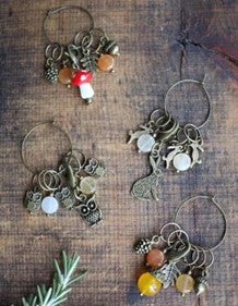 Woodland Stitch Markers - Mushroom – Quixotic Fibers