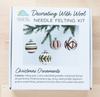 Christmas Ornaments Needle Felting Kit