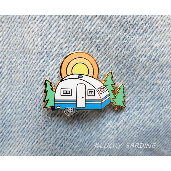 Happy Camper Enamel Pin