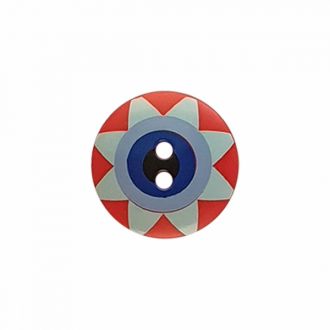 Kaffe Fassett Star Flower 20mm Button - 4 Color Combinations