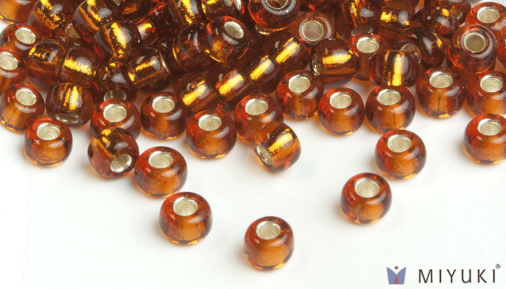 Miyuki 6/0 Silverlined Beads
