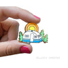Happy Camper Enamel Pin
