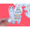 Llama No Prob Llama Vinyl Sticker