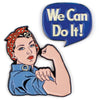 Rosie the Riveter and We Can Do It! Enamel Pins