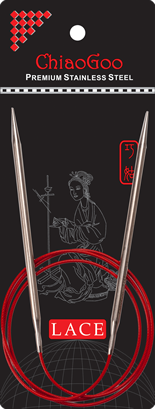ChiaoGoo Red Lace Circular Needle - 000 and 00