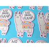 Llama No Prob Llama Vinyl Sticker