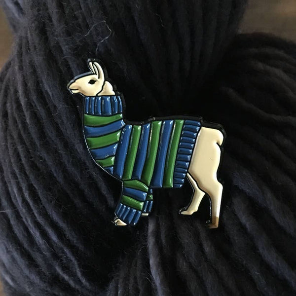 Llama Sweater Enamel Pin