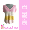 Casapinka's Shaved Ice Tee Kit - LITLG Moon Merino/Silk