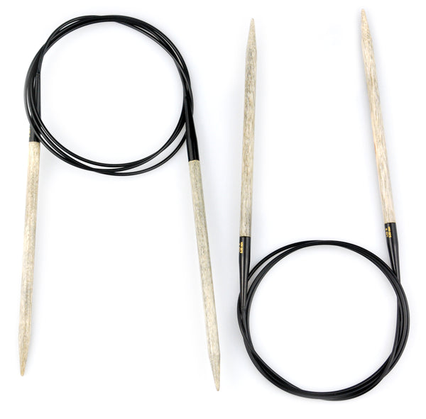 LYKKE Driftwood Fixed Circular Knitting Needles