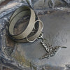 Hummingbird Charm Lock Shawl Pin and Cuff