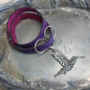 Hummingbird Charm Lock Shawl Pin and Cuff