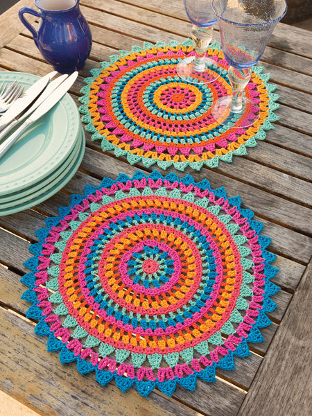 Palmeras Place Mats Pattern