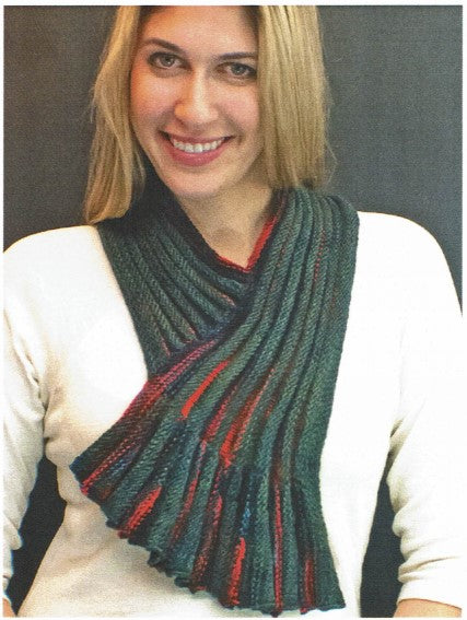 Ruffled Pleats Cowl  - Pattern