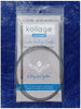 Kollage SQUARE Fixed Circular Needles - Firm Cord (Gray)