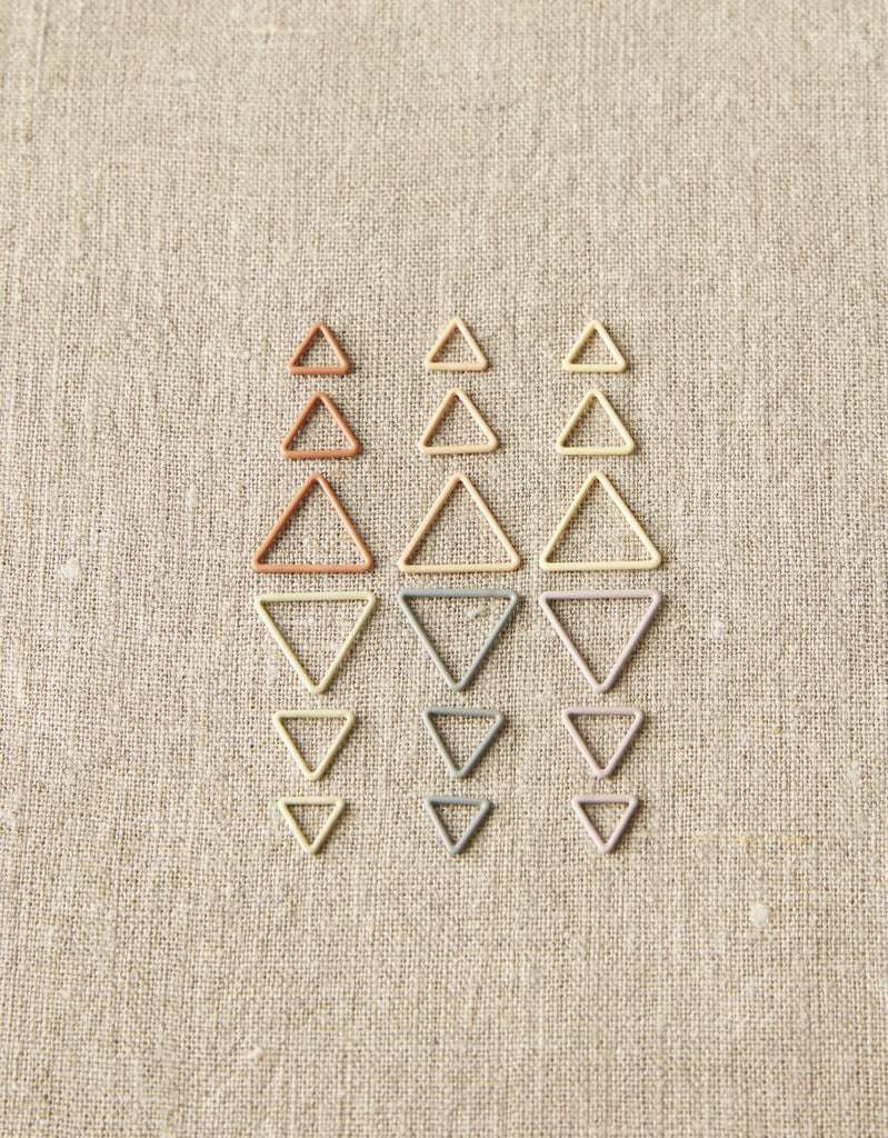 Cocoknits Triangle Stitch Markers - Earth Tones