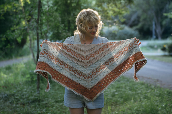 The Golden Hour Shawl