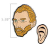 Van Gogh and Ear Enamel Pins