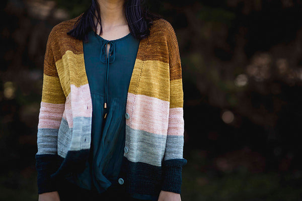 Aimee Cardigan Kit - Suzette Silk/Merino Sport