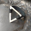 Mid Century Modern Triangle Shawl Cuff / Shawl Pin