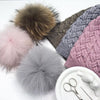 Alexandra Davidoff Chloe Cabled Hat Kit - Heritage