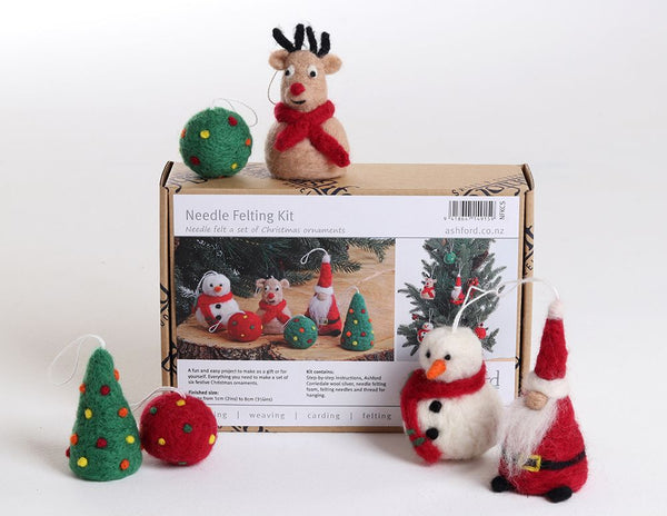 Christmas Ornament Needle Felting Kit