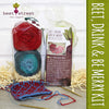 Beet, Drink, and Be Merry Kauni Coaster Kit