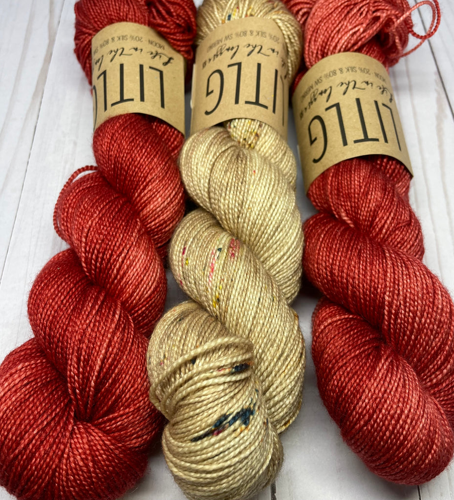 Knit Love Shawl Kit - Life in the Long Grass Moon Sock