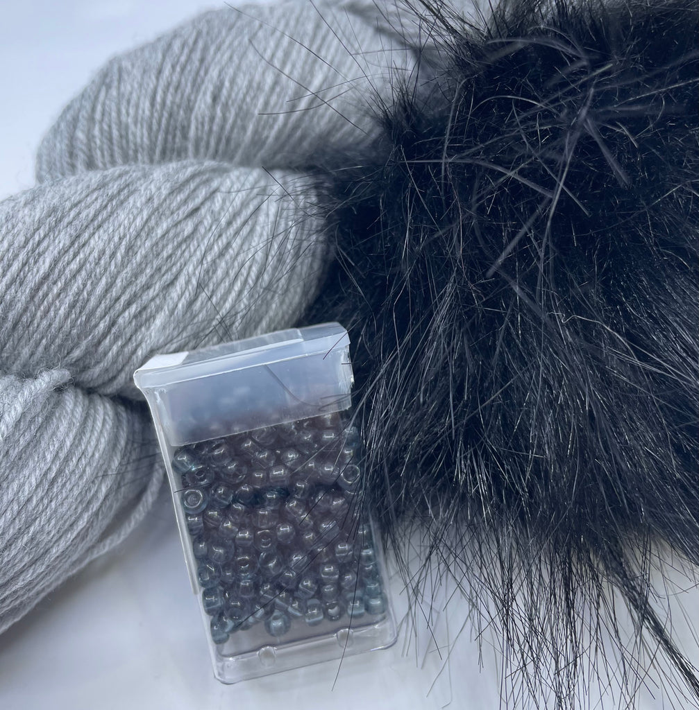 Alexandra Davidoff Chloe Cabled Hat Kit - Heritage